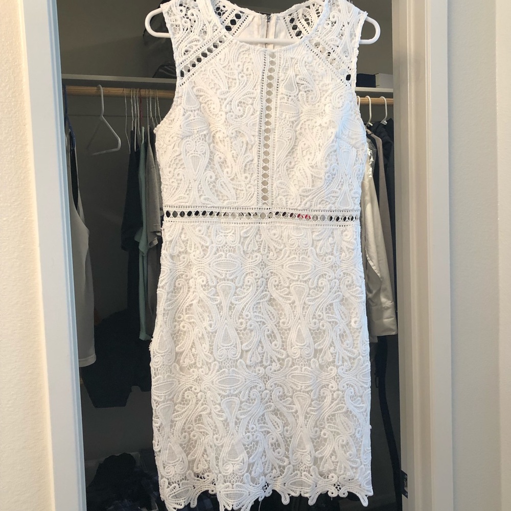 White Eyelet Dress